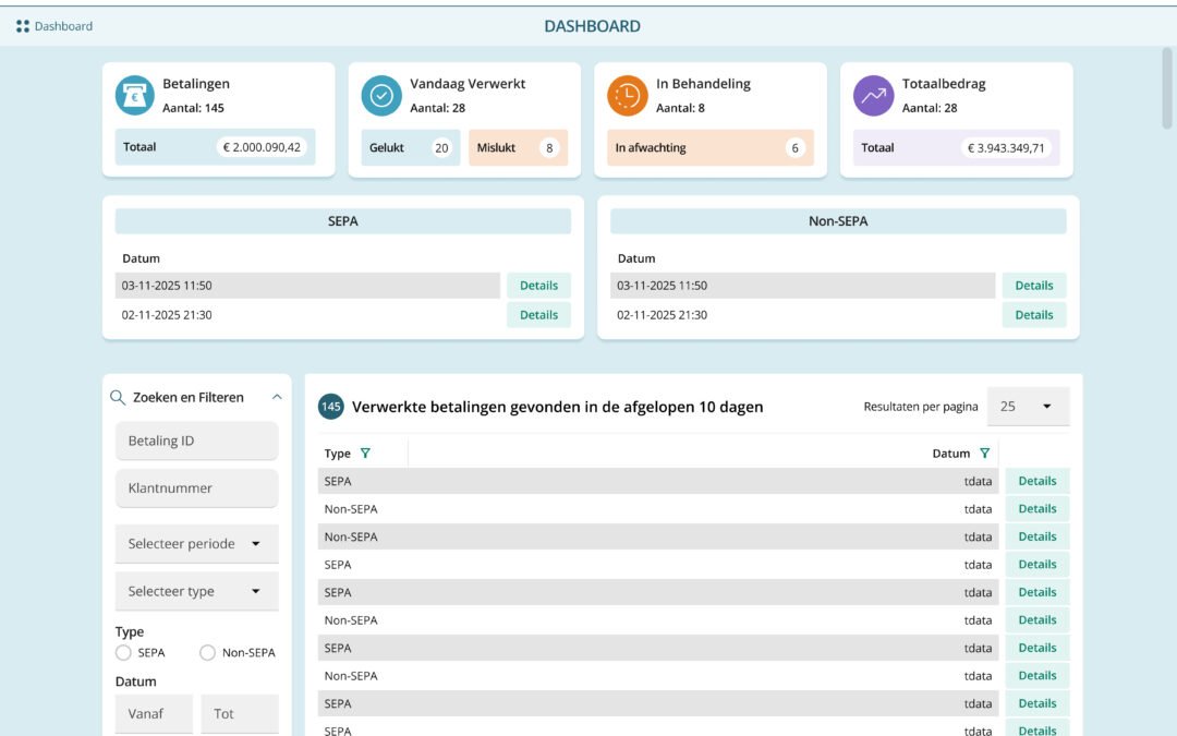 SVB  – Betaal Applicatie